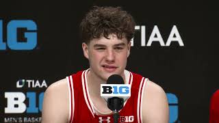 Postgame Media Conference vs Purdue  Wisconsin Mens Basketball  March 16 2024 [upl. by Aidam]