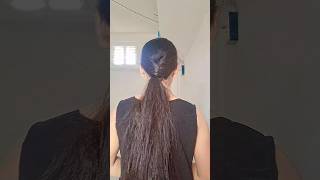 Ponytail hairstyle Ponytail hairstyle amazinghacks hair hairstyling hairinspiration ✨️ [upl. by Nerral606]