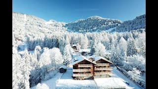 Elegant Ski Home in VillarsSurOllon Switzerland Luxury Channel [upl. by Nalat]