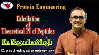 Calculation of Theoretical PI of Peptides  proteins Dr Nagendra Singh  PENS24 [upl. by Rick]