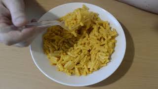 Eating ASMR Kraft Dinner Mac and Cheese [upl. by Ayad]