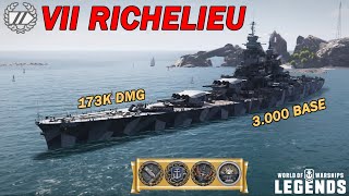 RICHELIEU  Wir halten die ganze Flanke auf  World of Warships Legends [upl. by Atilemrac]