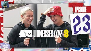 Russo amp Lotte Chat Growing Up Together amp Lottes Doodles  Ep23  Lionesses Live connected by EE [upl. by Reemas768]