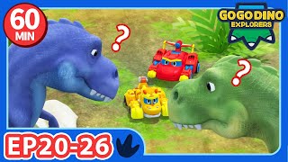 GOGODINO EXPLORERS【2026】Compilation  Dinosaur for Kids  Cartoon  Robot Dino  Toys  Season 3 [upl. by Llenaej]