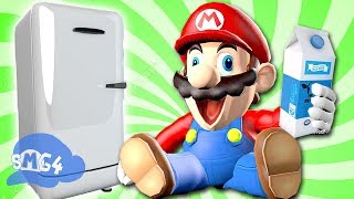 SMG4 Mario Goes to the Fridge to Get a Glass Of Milk [upl. by Rehtae]