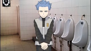 MMD Pokemon USUM Cyruss public bathroom phobia [upl. by Eilsew187]