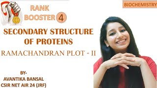 RAMACHANDRAN PLOT Part II  Secondary structure of proteinalpha amp beta helixbeta turnBiochemistry [upl. by Nedaj]