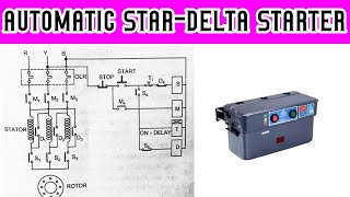 Automatic star delta starter control circuit explained in tamil [upl. by Sink]