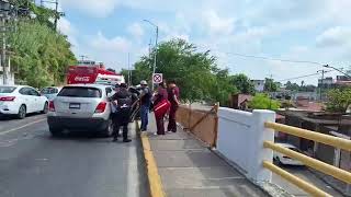 Accidente en el Puente Tuxpan [upl. by Eimaraj]