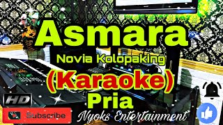 ASMARA  Novia Kolopaking KARAOKE Nada Pria  CDO Minor [upl. by Ellehcear]