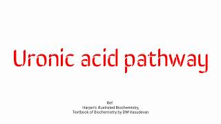 Uronic acid pathway  Biochemistry [upl. by Conlen]