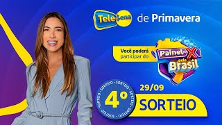 4º SORTEIO  RESULTADOS da TELE SENA de PRIMAVERA 29092024​​ [upl. by Elocel374]