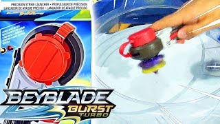 COMO USAR O PRECISION STRIKE LAUNCHER BEYBLADE BURST TURBO [upl. by Grosmark58]