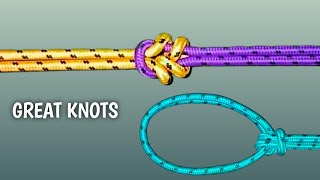 2 types of knots and 1 tips lock the rope reel  Knots [upl. by Glyn]