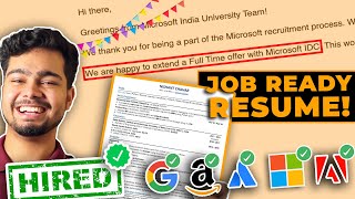 Get 10X more Interview Calls ✨ No one will tell you these Resume Mistakes 😨 Resume Template🔥 [upl. by Talanta]