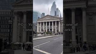 ICONIC LONDON LANDMARK 🏛️ The Royal Exchange Bank architecture london [upl. by Slen]