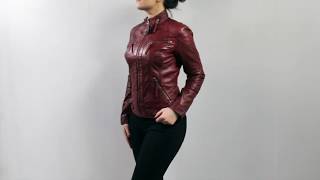 Damen Lederjacke Derby [upl. by Adnwahs658]