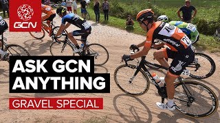 Ask GCN Anything About Cycling  Gravel Special [upl. by Ainerbas478]