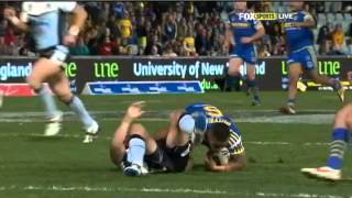 Round 13 2012 Highlights  Eels vs Sharks [upl. by Igor324]