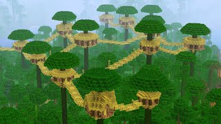 I Built a Bamboo Village in the Trees [upl. by Dola]