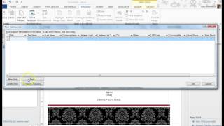 Mail Merge Invitation [upl. by Oicatsana]