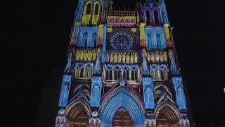 Amiens la cathédrale en couleurs  un spectacle époustouflant [upl. by Frye337]