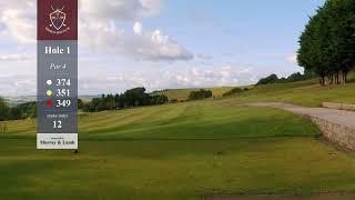 Hole 1  Consett Golf Club  Flyover [upl. by Hadwin]