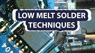 Low melt solder techniques Vs leaded unleaded Solder [upl. by Anier326]