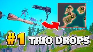 BEST Trio Drop Spots in Fortnite Chapter 2 OG Ranked amp Cash Cups [upl. by Adamis]