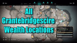 Assassins Creed Valhalla All Grantebridgescire Wealth Locations guide [upl. by Close550]