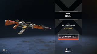 APEX LEGENDS R301 Outlands Marshal  Legendary Skin [upl. by Adiela]