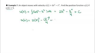 49 Antiderivatives and the Indefinite Integral Example 7 [upl. by Mcleod8]