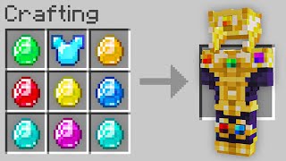 Minecraft But You Can Craft Infinity Armor [upl. by Wenn966]