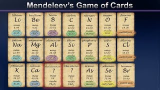 Mendeleevs Game of Cards and the Birth of the Periodic Table [upl. by Cirtemed903]