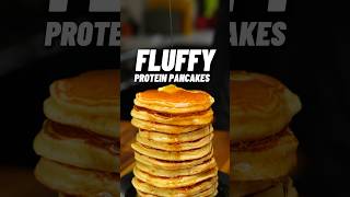 The TASTIEST Fluffy Protein Pancakes 62g Protein Per Serving 🔥🥞 gymfood proteinpancakes [upl. by Rola]