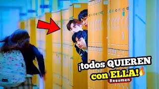 🔥 Estudiante TIMIDA se MUDA a una Nueva ESCUELA y los CHICOS más POPULARES quieren con Ella doramas [upl. by Lasiaf]