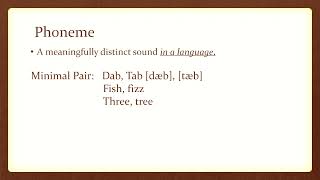 English Phonology and Phonetics Part 1 Phonotactic Constraints Phonemes Allophones [upl. by Hube]