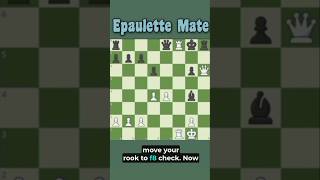 Master The Epaulette Mate in Chess🤯 chesscom chess proplayer chessgame grandmaster [upl. by Wendalyn314]