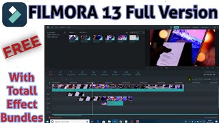 Filmora 13 Full Version Installation  Free All effects  Complete Bundle [upl. by Inaoj760]