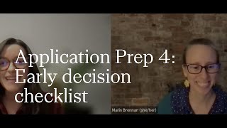 Application Prep 4 Early Decision Checklist  RISD Undergraduate Admissions  20242025 [upl. by Tan]