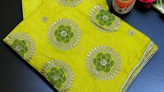 soft silk embroidery sarees 💖♥️ saree shorts [upl. by Aisyram]