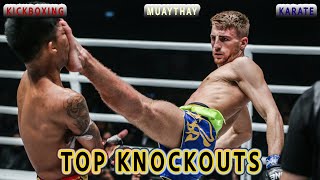 Top Kickboxing amp Muay Thai Knockouts 2024 [upl. by Edsel]