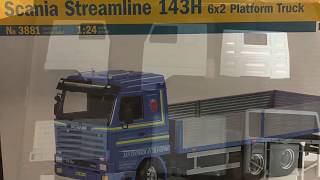 Italeri SCANIA 143 Streamline Milk Truck By Tide TRUCKS 👍 [upl. by Rawde]