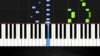 Johannes Brahms  Hungarian Dance No 5  Piano Tutorial 50 Speed by PlutaX  Synthesia [upl. by Tutto551]