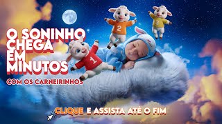 ASSISTA E VEJA O SEU BEBÊ DORMIR EM MINUTOS com Nossa Mágica Canção de Carneirinhos [upl. by Pruter]