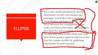 Copyreading When to use ellipses [upl. by Sussna870]