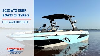 2023 ATX Surf Boats 24 TypeS  MarineMax Orlando [upl. by Niroc320]