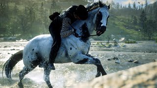 Taming and Riding the Rare Beautiful Appaloosa Horse in Red Dead Redemption 2 [upl. by Jacqui]