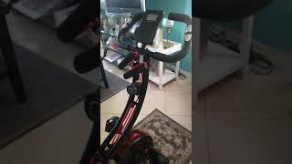 HAPBEAR Folding Exercise Bike Magnetic Foldable Stationary Bike 3 in 1 Mode Indoor Upright Fitness [upl. by Setarcos]