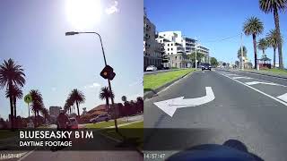 Review  BlueSkySea B1M Motorcycle Dashcam [upl. by Selym]